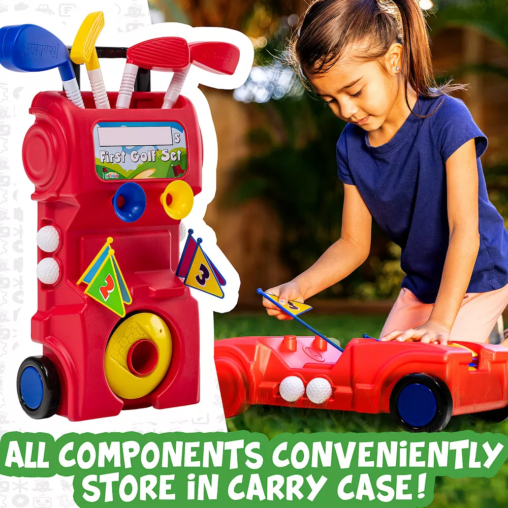 Franklin Sports MyFirst Plastic Golf Clubs and Balls Set for Kids and Toddlers 9 Franklin Sports MyFirst Plastic Golf Clubs and Balls Set for Kids and Toddlers - Image 9