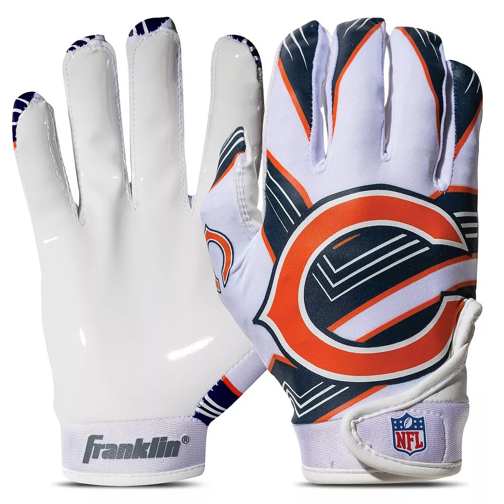 Franklin Sports NFL Bears Youth Football Receiver Gloves 1 Franklin Sports NFL Bears Youth Football Receiver Gloves