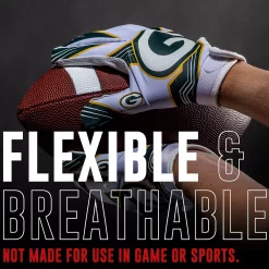 Franklin Sports NFL Packers Youth Football Receiver Gloves -Kohls shop 6082413 ALT2