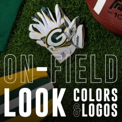 Franklin Sports NFL Packers Youth Football Receiver Gloves -Kohls shop 6082413 ALT7