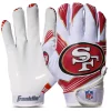 Franklin Sports NFL 49ERS Youth Football Receiver Gloves