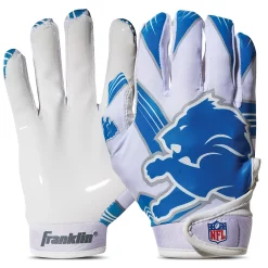 Franklin Sports Detroit Lions Youth NFL Football Receiver Gloves