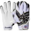 Franklin Sports New Orleans Saints Youth NFL Football Receiver Gloves