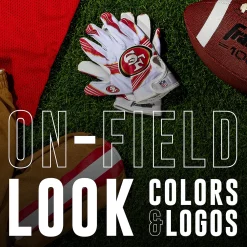 Franklin Sports San Francisco 49ERS Youth NFL Football Receiver Gloves 11 Franklin Sports San Francisco 49ERS Youth NFL Football Receiver Gloves -Kohls shop 6082464 ALT3