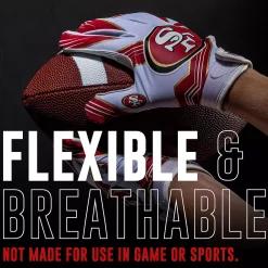 Franklin Sports San Francisco 49ERS Youth NFL Football Receiver Gloves 15 Franklin Sports San Francisco 49ERS Youth NFL Football Receiver Gloves -Kohls shop 6082464 ALT7
