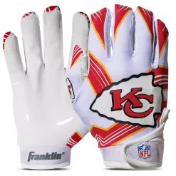 Franklin Sports Kansas City Chiefs Youth NFL Football Receiver Gloves
