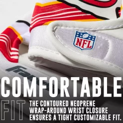 Franklin Sports Kansas City Chiefs Youth NFL Football Receiver Gloves -Kohls shop 6082475 ALT4