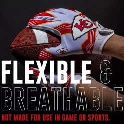 Franklin Sports Kansas City Chiefs Youth NFL Football Receiver Gloves -Kohls shop 6082475 ALT6