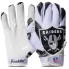 Franklin Sports Las Vegas Raiders Youth NFL Football Receiver Gloves
