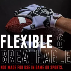 Franklin Sports Las Vegas Raiders Youth NFL Football Receiver Gloves 10 Franklin Sports Las Vegas Raiders Youth NFL Football Receiver Gloves -Kohls shop 6082478 ALT2