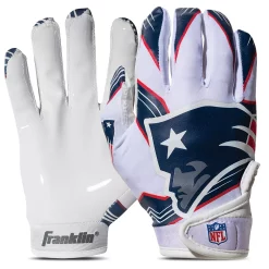 Franklin Sports New England Patriots Youth NFL Football Receiver Gloves