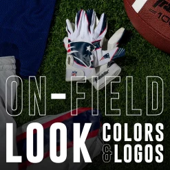 Franklin Sports New England Patriots Youth NFL Football Receiver Gloves 11 Franklin Sports New England Patriots Youth NFL Football Receiver Gloves -Kohls shop 6082483 ALT3