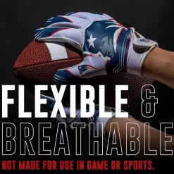 Franklin Sports New England Patriots Youth NFL Football Receiver Gloves 15 Franklin Sports New England Patriots Youth NFL Football Receiver Gloves -Kohls shop 6082483 ALT7