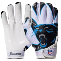 Franklin Sports Carolina Panthers Youth NFL Football Receiver Gloves
