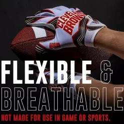 Franklin Sports Cleveland Browns Youth NFL Football Receiver Gloves -Kohls shop 6082492 ALT3