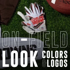 Franklin Sports Cleveland Browns Youth NFL Football Receiver Gloves -Kohls shop 6082492 ALT5