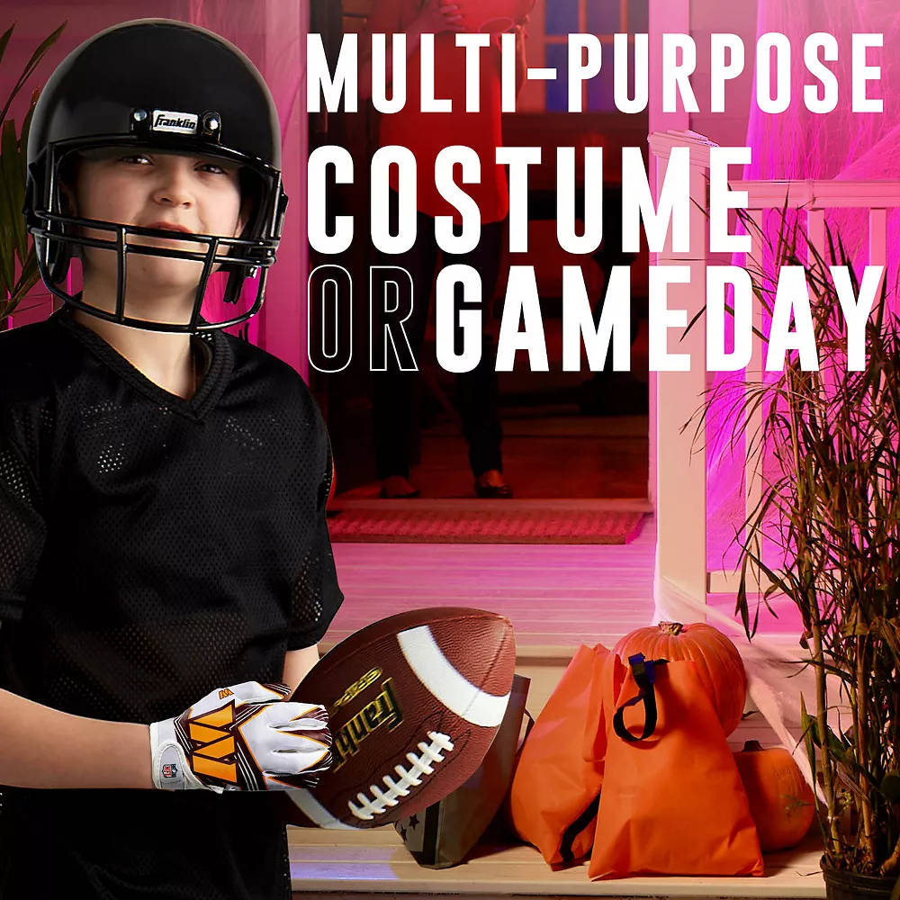 Franklin Sports Washington Commanders Youth NFL Football Receiver Gloves 4 Franklin Sports Washington Commanders Youth NFL Football Receiver Gloves - Image 4