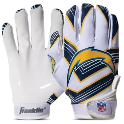 Franklin Sports Los Angeles Chargers Youth NFL Football Receiver Gloves