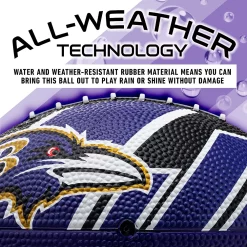 Franklin Sports NFL Baltimore Ravens Mini 8.5" Football -Kohls shop 6082518 ALT5