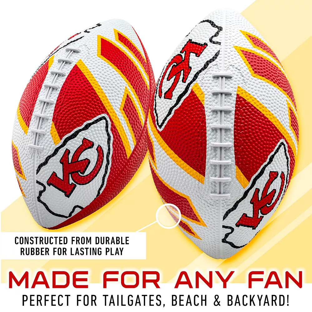 Franklin Sports NFL Kansas City Chiefs Mini 8.5" Football 6 Franklin Sports NFL Kansas City Chiefs Mini 8.5" Football - Image 6
