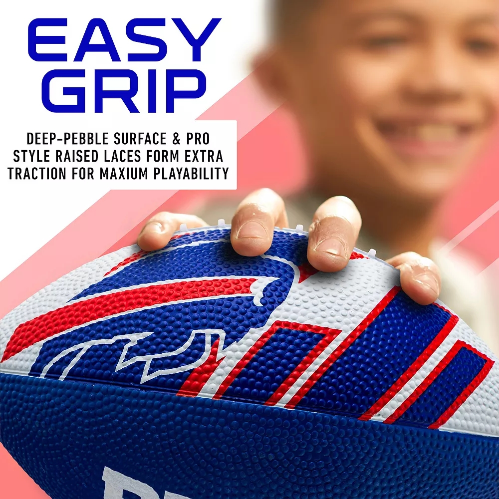 Franklin Sports NFL Buffalo Bills Mini 8.5" Football 2 Franklin Sports NFL Buffalo Bills Mini 8.5" Football - Image 2