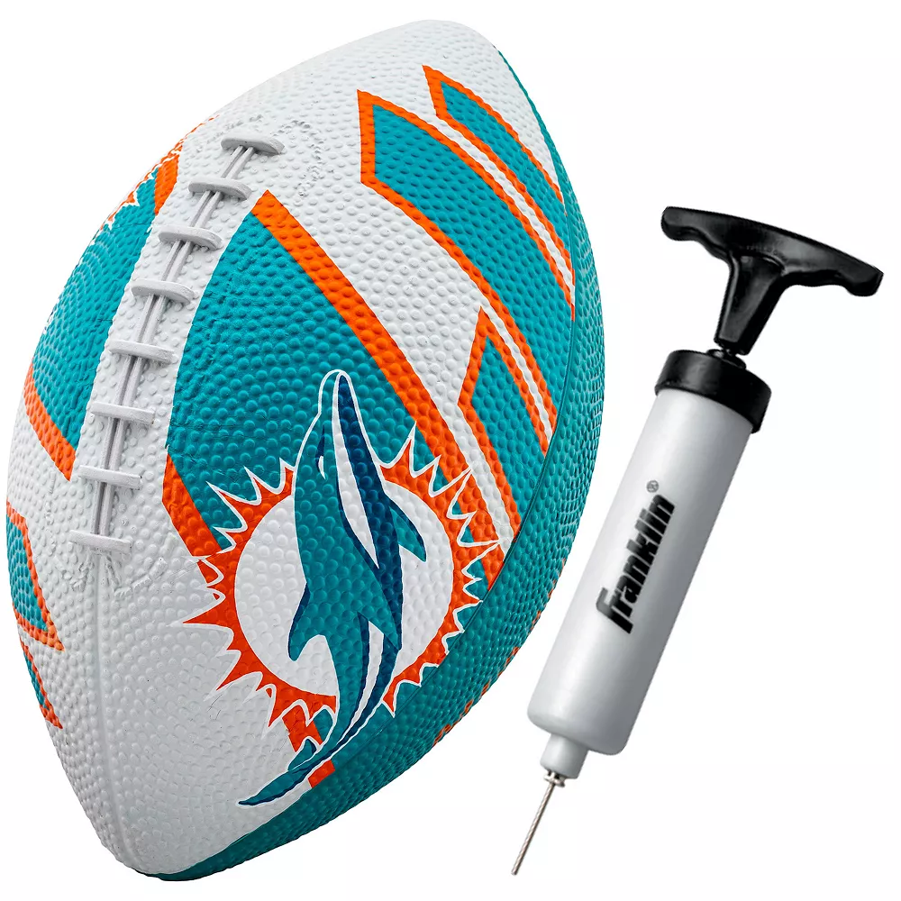 Franklin Sports NFL Miami Dolphins Mini 8.5" Football 1 Franklin Sports NFL Miami Dolphins Mini 8.5" Football