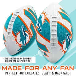 Franklin Sports NFL Miami Dolphins Mini 8.5" Football 9 Franklin Sports NFL Miami Dolphins Mini 8.5" Football -Kohls shop 6082523 ALT3