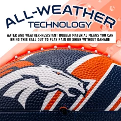 Franklin Sports NFL Denver Broncos Mini 8.5" Football -Kohls shop 6082528 ALT3