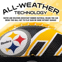 Franklin Sports NFL Pittsburgh Steelers Mini 8.5" Football -Kohls shop 6082530 ALT2