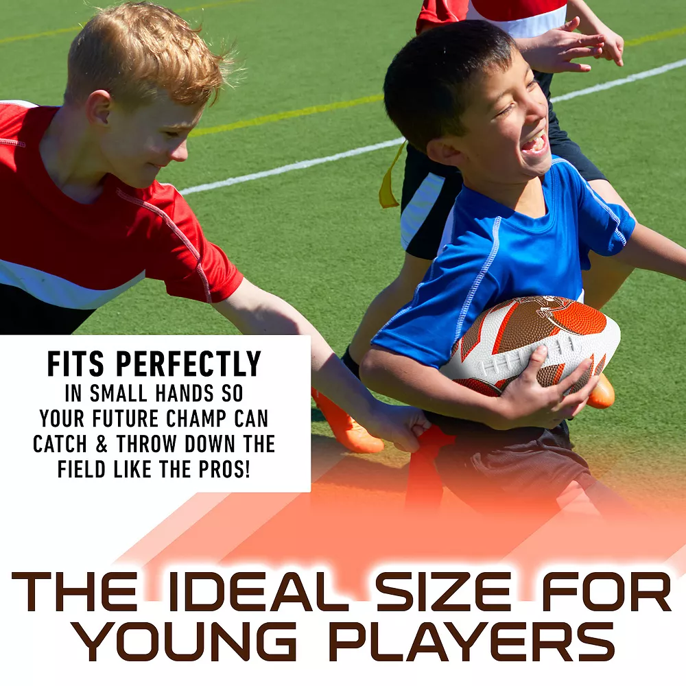 Franklin Sports NFL Cleveland Browns Mini 8.5" Football 2 Franklin Sports NFL Cleveland Browns Mini 8.5" Football - Image 2