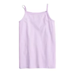 Girls 4-12 Jumping Beans® Essential White Cami Tank Top -Kohls shop 6150393 Lilac