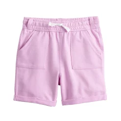Toddler Girl Jumping Beans® Adaptive Sensory Friendly, Easy Dressing, & Seated Comfort French Terry Bermuda Shorts