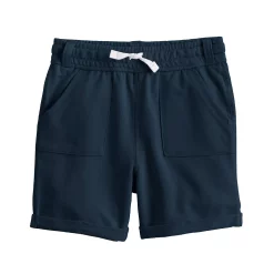 Toddler Girl Jumping Beans® Adaptive Sensory Friendly, Easy Dressing, & Seated Comfort French Terry Bermuda Shorts -Kohls shop 6150402 River Navy