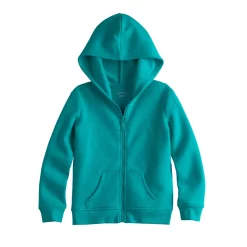 Toddler Girl Jumping Beans® Zip Fleece Hoodie -Kohls shop 6171433 Teal