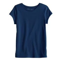 Girls 4-12 Jumping Beans® Essential Crewneck Tee -Kohls shop 6225189 Navy