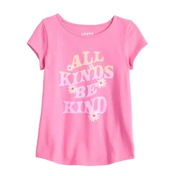 Girls 4-12 Jumping Beans® Physical Adaptive Double-Layer Tee -Kohls shop 6225795 All Kinds Pink